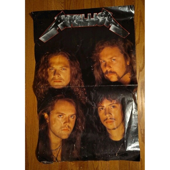 Metallica 1991 Vintage Brockum Poster
